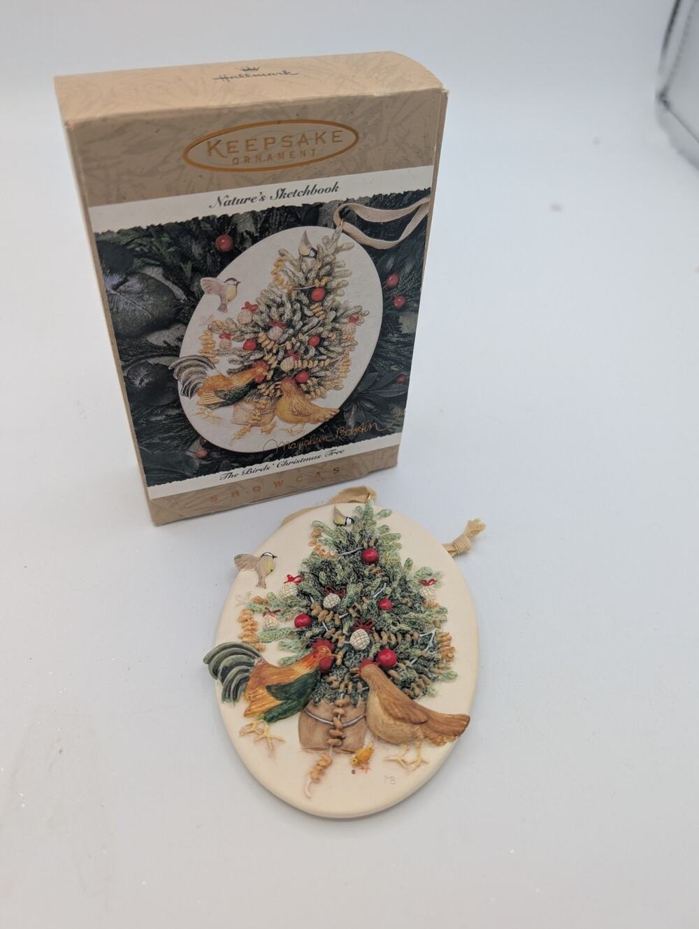 Hallmark The Birds Christmas Tree Nature's Sketchbook 1996 Keepsake Ornament MIB